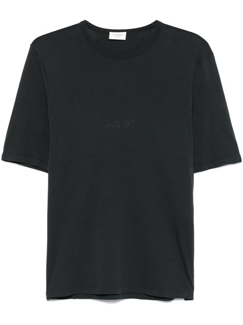 T-shirt in cotone SAINT LAURENT | 818535YBHD21025